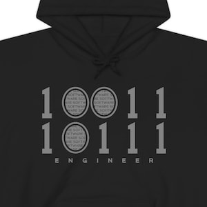 Software Engineer Hoodie, Computer Science, Unisex, Engineering Hoodie, Engineer Hooded Sweatshirt, Engineering Gift, Engineer Gift