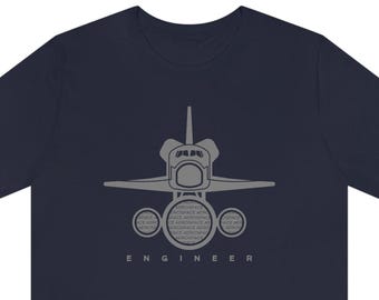 Aerospace Engineer T-shirt, Unisex, Engineering Tshirt, Engineering Gift, Engineer Gift, Gift for Engineer, Funny Engineer Tee Shirt
