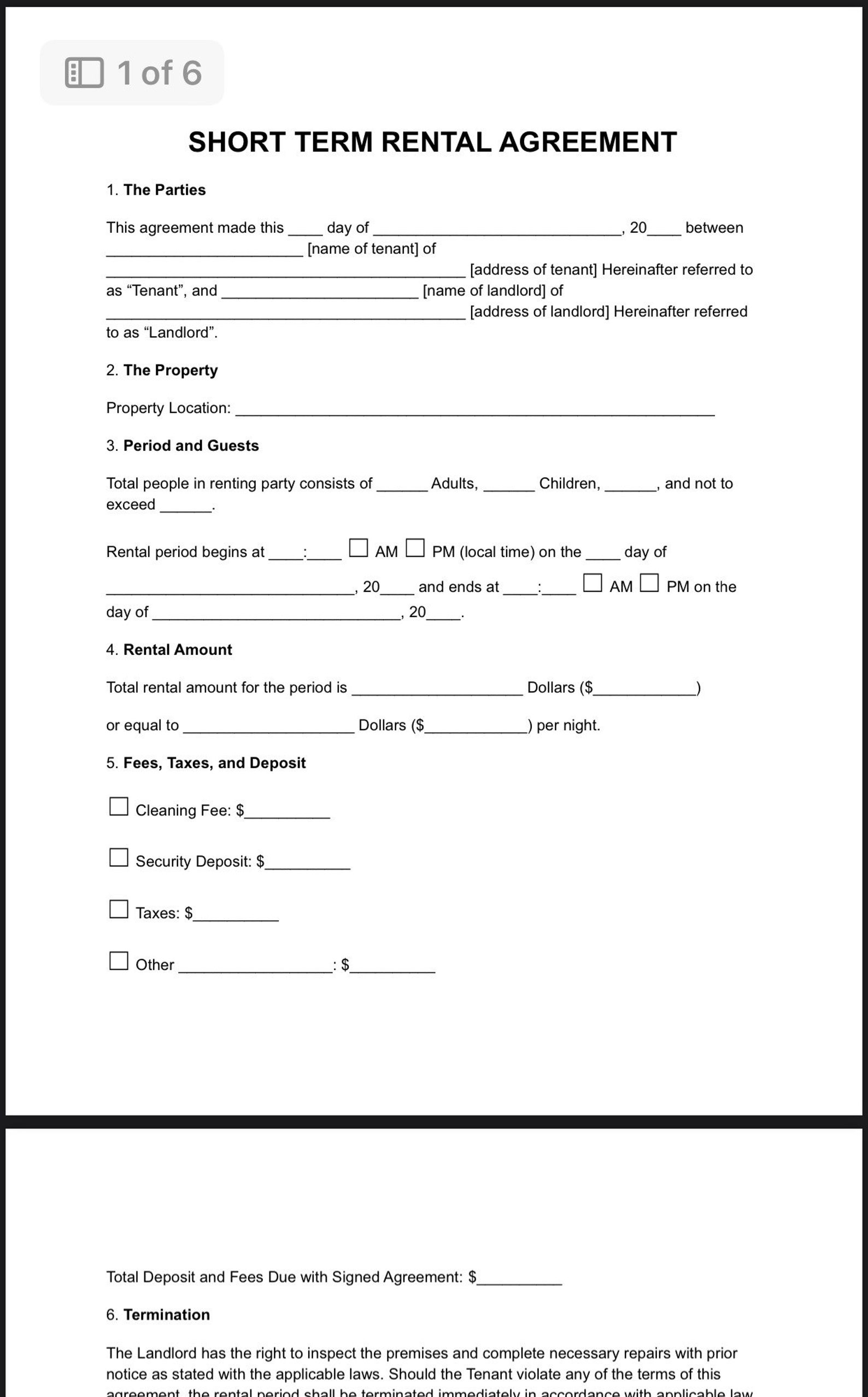 Short Term Rental Agreement Template Pdf File Will Be Sent Edits Can Be Short Term Rental Agreement Template Pdf File Will Be Sent Edits Can Be