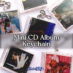 Mini CD Album Keychain | NFC Mini CD Keychain Tap to Play Music