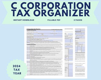 2024 C Körperschaftsteuer Organizer - (Digitaler Download)