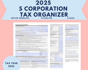 2025 S Körperschaftsteuer Organizer - (Digitaler Download)