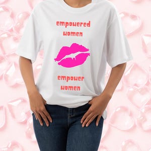 Women Empowerment T Shirt Design , feminist powerful message tee, strong women girlhood, woman support woman clothing