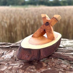 Pipe stand yew Pipestand Handmade
