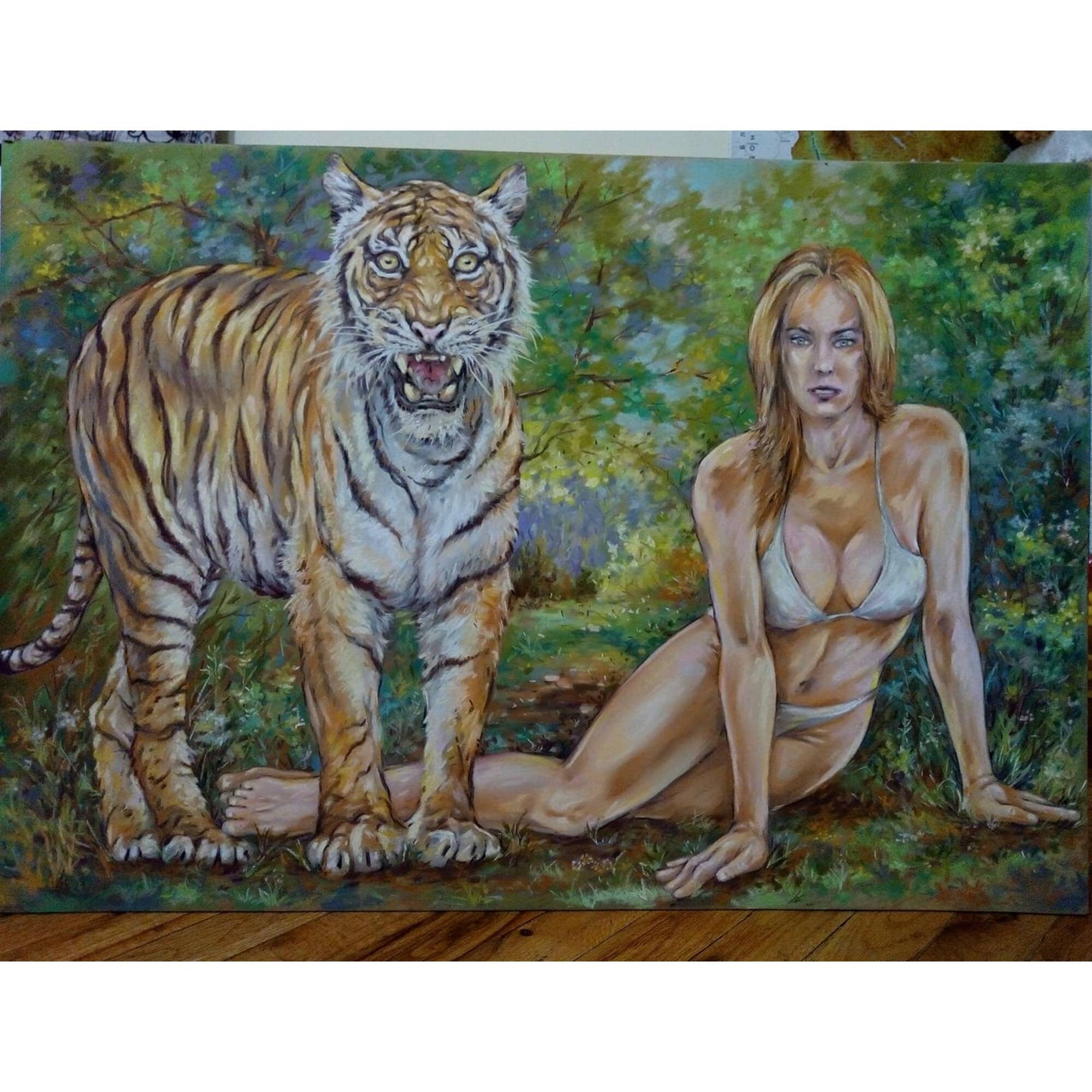 irish wife nude tiger