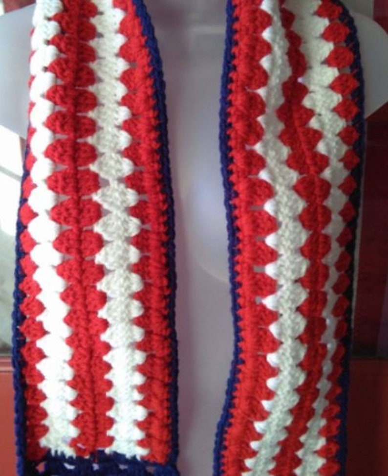 Patriotic Scarf, Red White and Blue Scarf, USA Scarf, Flag Scarf ...