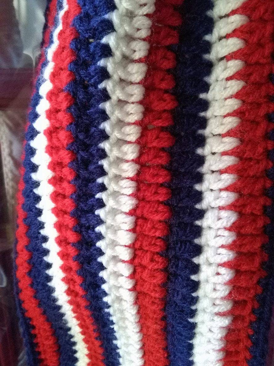 Patriotic Scarf, Red White and Blue Scarf, USA Scarf, Flag Scarf ...