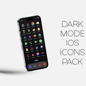 Dark Mode IOS icons