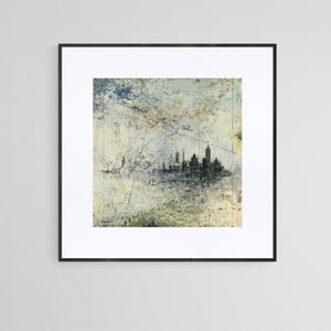 Abstract Cityscape Art Print: Giclée Reproduction of &quot;THE JOURNEY&quot;