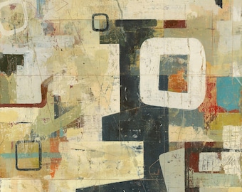 Abstract Print on Fine Art paper | Giclée print | Reproduction of H.Kalai original painting
