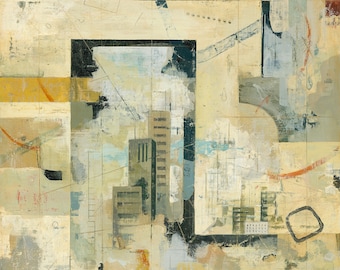 Abstract Art Print: "Point of Views" Giclée Reproduction