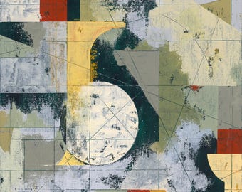 Abstract Print on Fine Art paper | Giclée print | Reproduction of H.Kalai original painting
