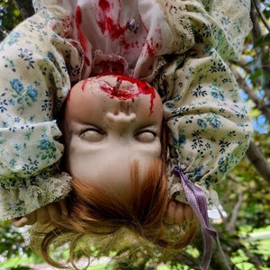 Horror Dolls, Goth Dolls, Creepy Dolls, Graven decay, Gothic Home Decor, Horror, Creepy, Dark Home Decor, Halloween Doll, Halloween