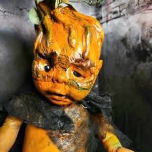 Horror Dolls, Goth Dolls, Creepy Dolls, Graven decay, Gothic Home Decor, Horror, Creepy, Dark Home Decor, Halloween Doll, Halloween