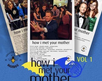 How I Met Your Mother Poster Bundle | Sitcom Series Digital Art (Vol. 1)