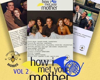 How I Met Your Mother Poster Bundle | Sitcom Series Digital Art (Vol. 2)