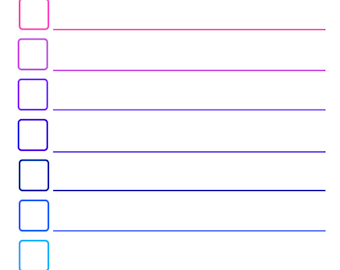 Printable To Do List | Digital Download | Adult Daily Planner Printable | Printable Template | Printable Planner and Organizer | PDF | PNG