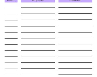 Instant Download Savings Tracker PDF | PNG | Savings Goal Tracker | Savings Planner | Finance Printable | Savings Tracker | Budget Printable