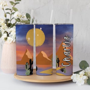 Desert tumbler, gift for travel, outdoor cup