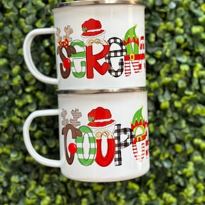 Christmas Hot Chocolate Mug for Kids, Stainless Steel Cup, Festive Holiday Drinkware, Perfect Christmas Gift Idea