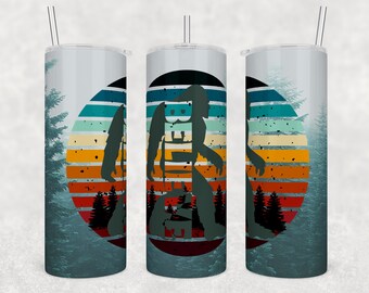 Big Foot Woods Tumbler - Outdoor Adventure Becher, perfektes Geschenk für ihn, Wander Trinkgeschirr,