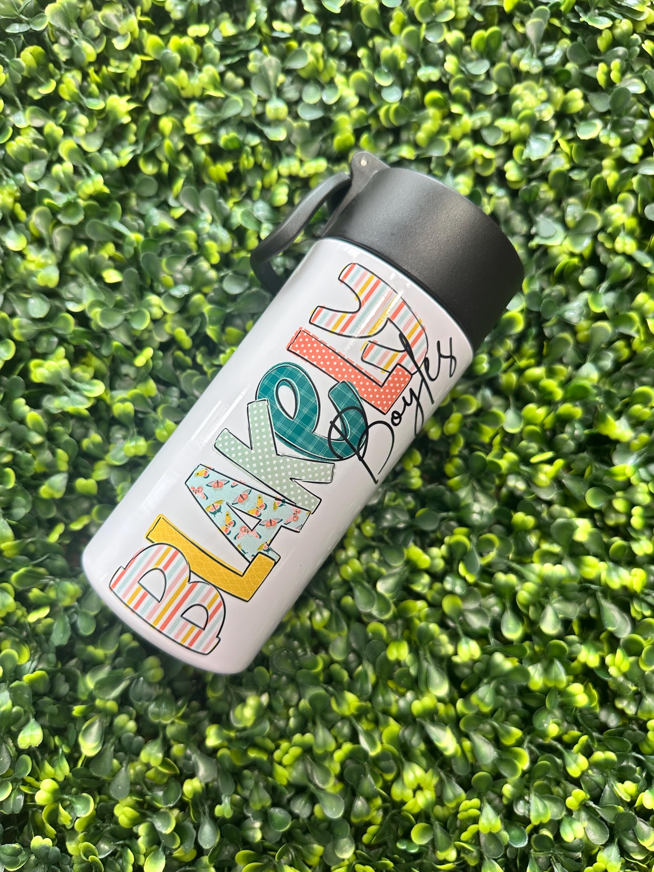 Custom Kids Water Bottles, Personalized Drinkware for Children, BPA-Free, Fun Designs and Colors,Perfect for School & Activities
