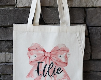 Custom Halloween Trick or Treat Bag for Kids | Personalized | Canvas treat bag