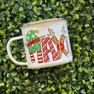 Christmas Hot Chocolate Mug for Kids, Stainless Steel Cup, Festive Holiday Drinkware, Perfect Christmas Gift Idea