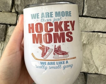 Hockey Friends Weinbecher - Perfektes Geschenk für Hockey Mütter und ihre Bande, langlebiger Edelstahl, lustiges Sport-Trinkgeschirr