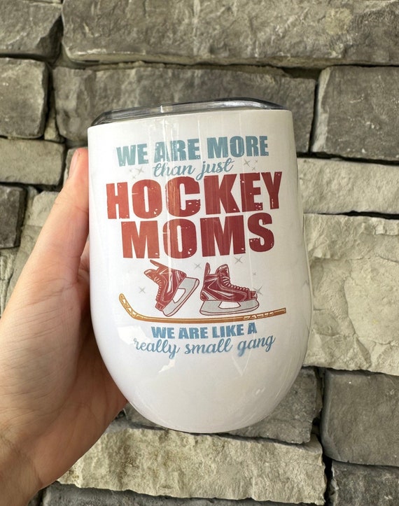 Hockey Friends Wine Tumbler - Perfect Gift for Hockey Moms & Their Gang, Durable Stainless Steel, Fun Sports Drinkware