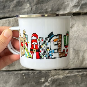 Christmas Hot Chocolate Mug - Festive Holiday Cocoa Cup - Perfect Gift for Winter & Xmas Decor