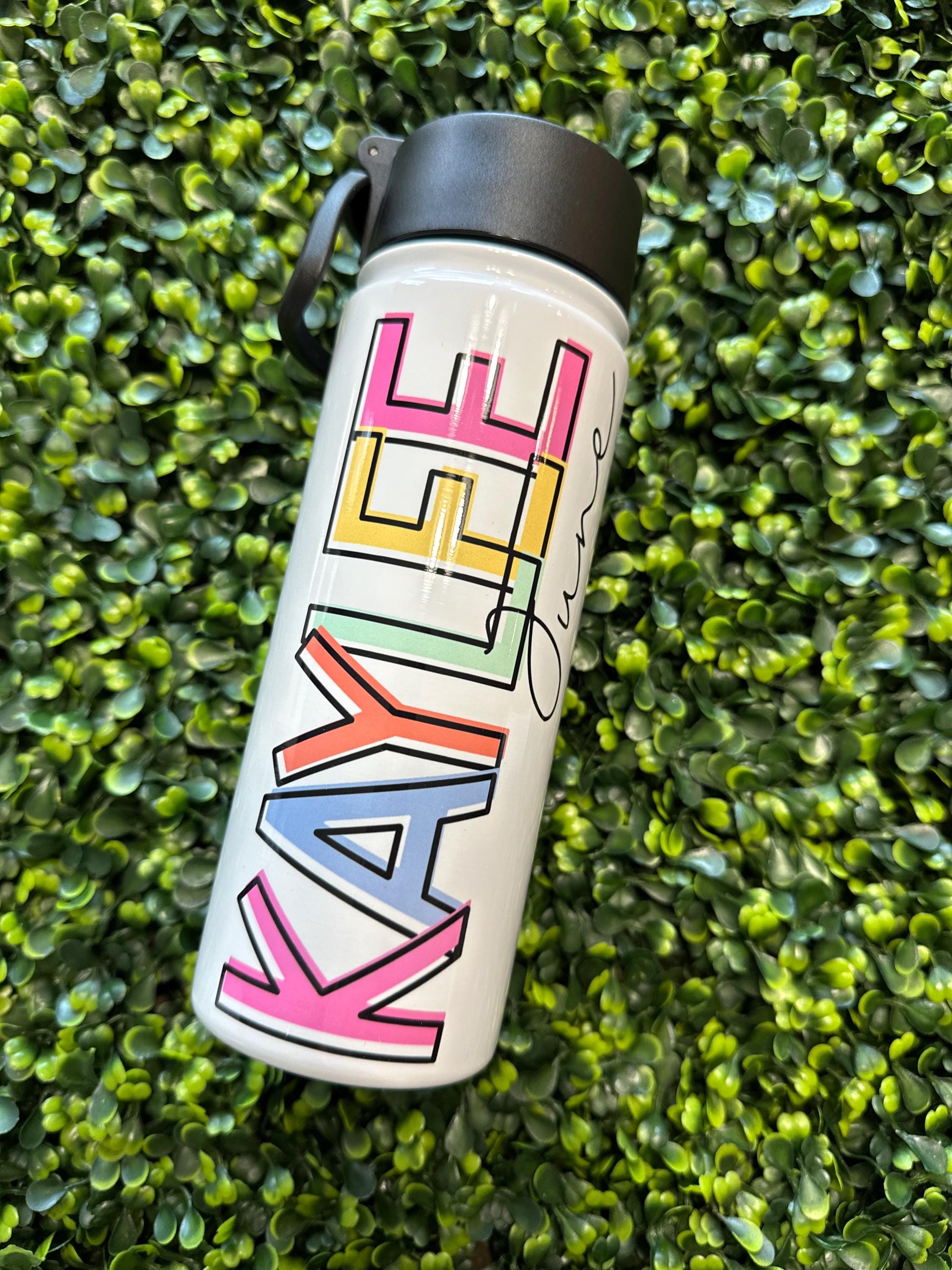 Personalized Kids Water Bottle for School, Cup With Name on It, Kids ...
