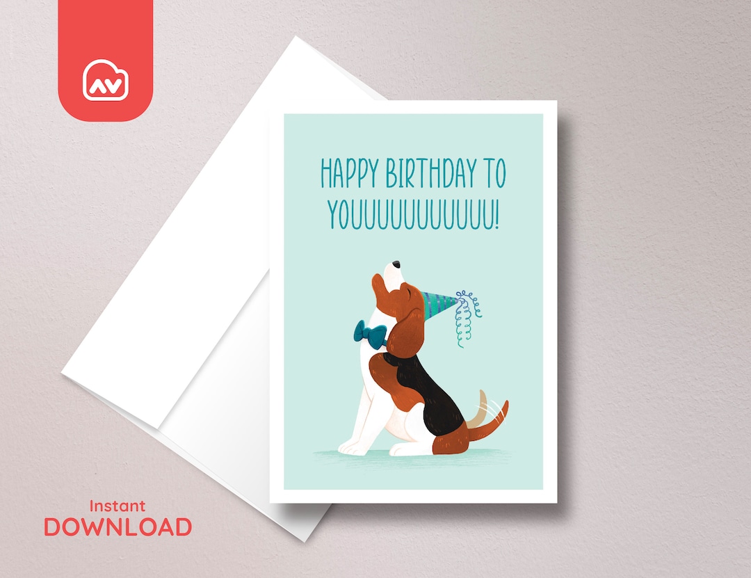 Printable Dog Birthday Greeting - Il 1080xN.4918257205 8fge 