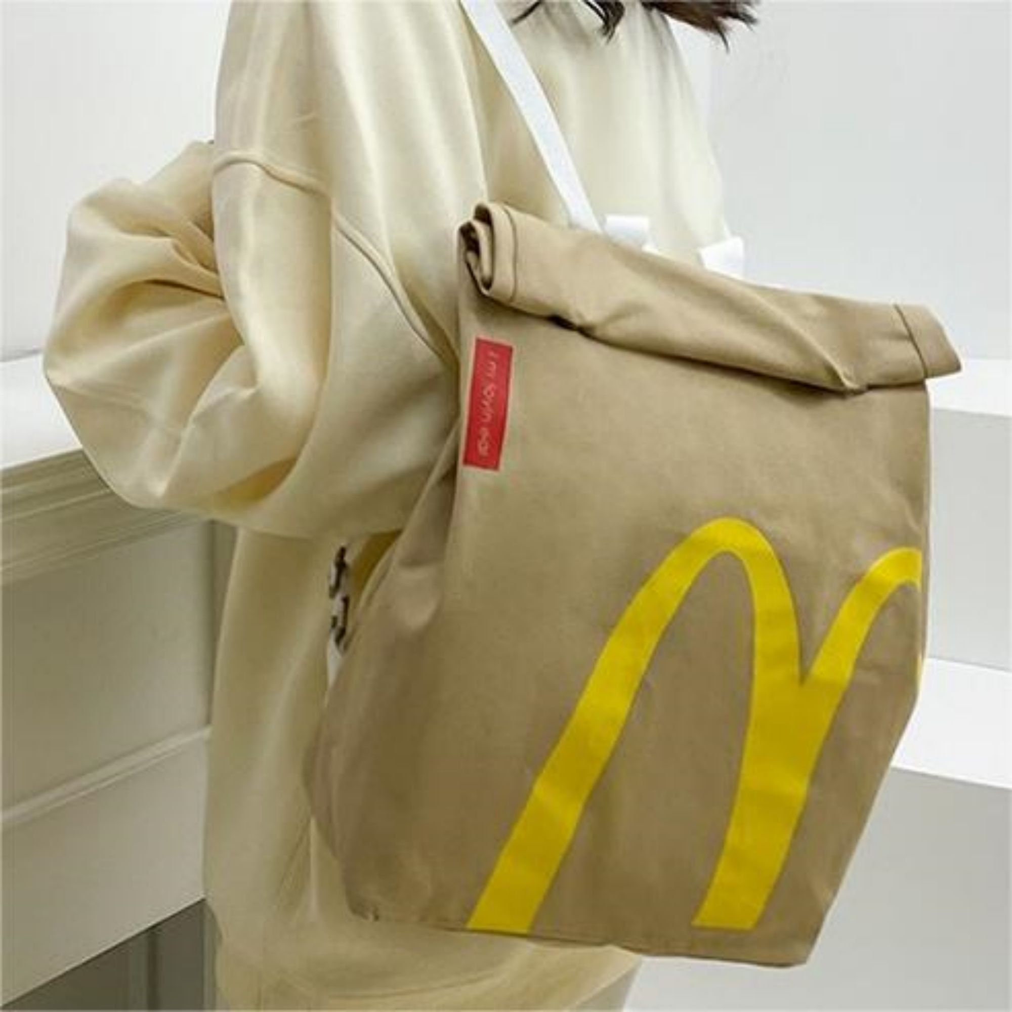 Mcdonald's Backpack Recycled Polyester Quirky Design Etsy