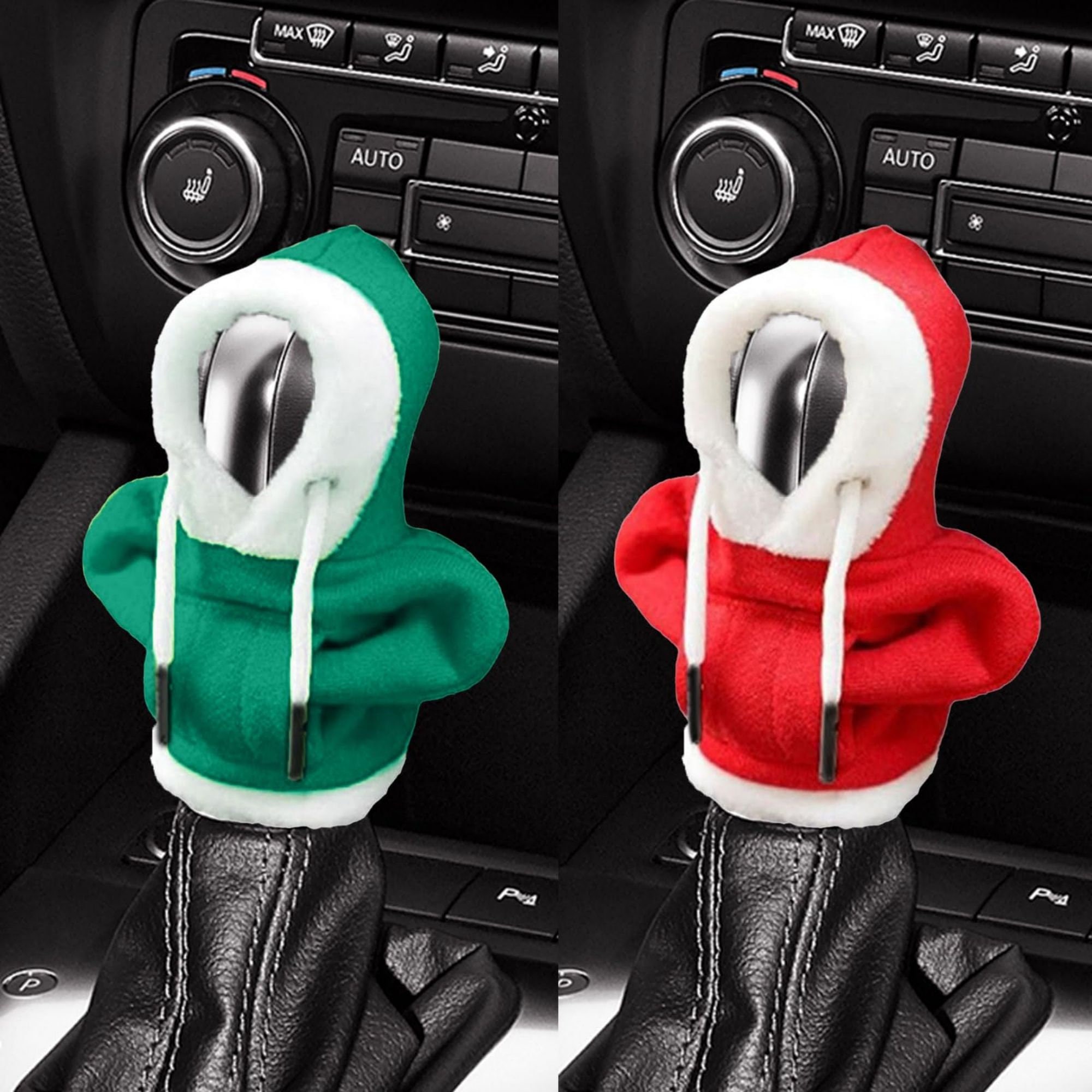 EHOTER Auto Schaltknauf Hoodie Shifter Überzug Kreative Gangschaltung  Schalthebel Hoodie Abdeckung Universal Staubdicht Schutz Sweatshirt  Schaltknauf