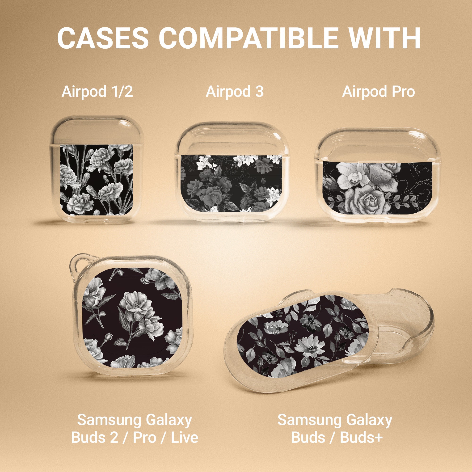 Louis Faith Case in Future Cover for Apple Airpods Pro, Airpods 3, Airpods  1, 2, Samsung Galaxy Buds 2, Buds+, Buds live