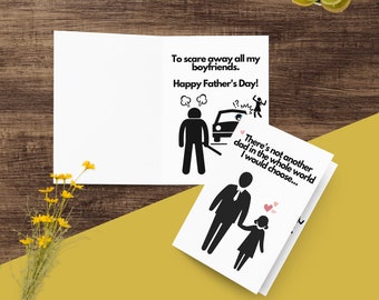 Funny Father's Day Card: There's No Other Dad I'd Choose, Funny Card for Dad, Funny Card for Man, Father's Day Card from Daughter, Gag Gift