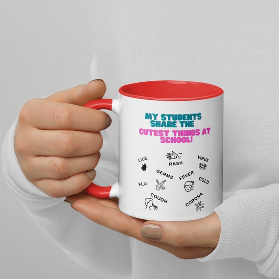 My Students Share the Cutest Things at School Funny Teacher Gift Coffee Mug Christmas Gift Humorous Sayings Gag Gift Joke Cup