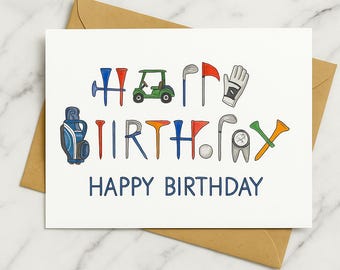 12 fogli di carta da regalo per golf, carta da regalo a tema golf