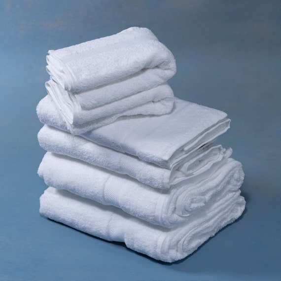 Tuscany 650gsm White Hotel Quality Towels 