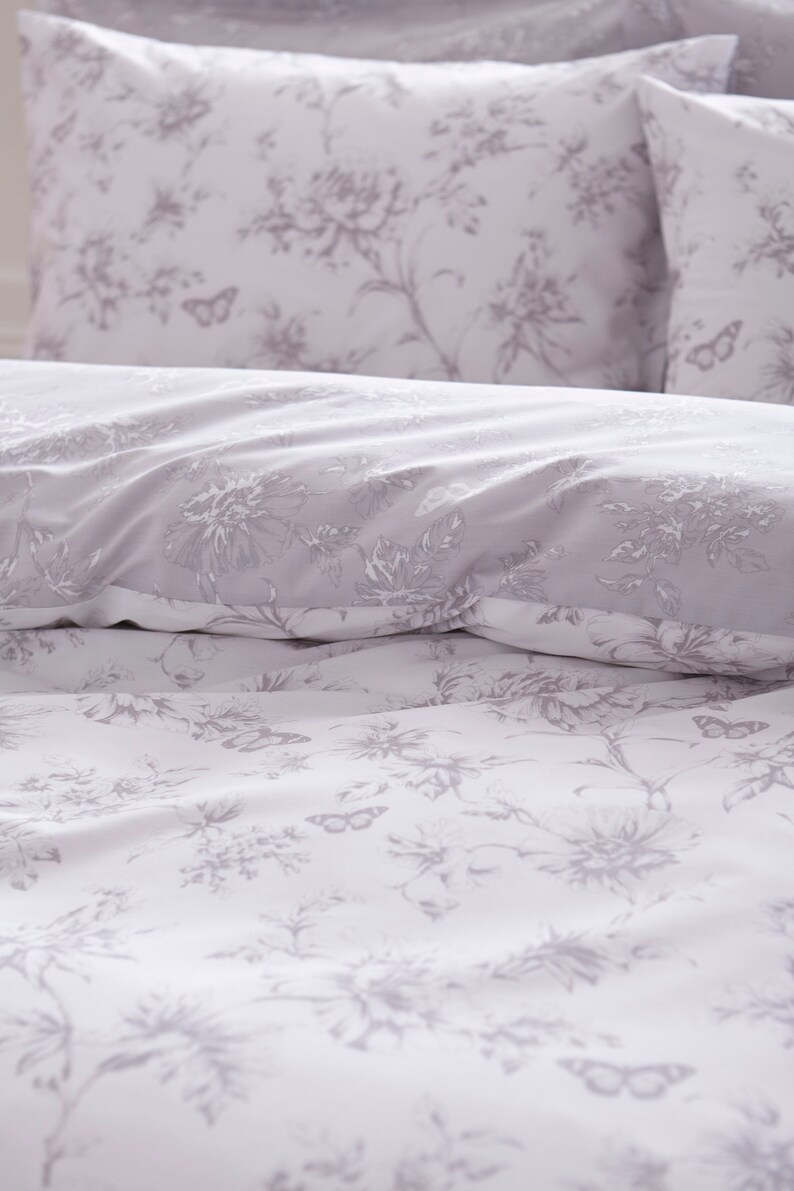 Sheridan Grey Bedding Collection Etsy UK