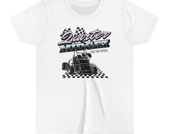 Youth Quarter Midget Racing Tee: Race Mom Life T-Shirt