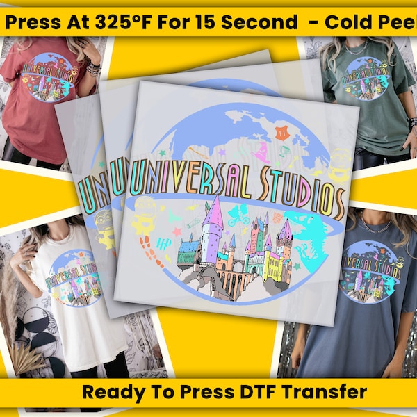 Disney Universal Studios Mickey and Friends Ready To Press DTF Transfers, DTF Print, Transfers Ready For Press, Full Color, Heat Transfer