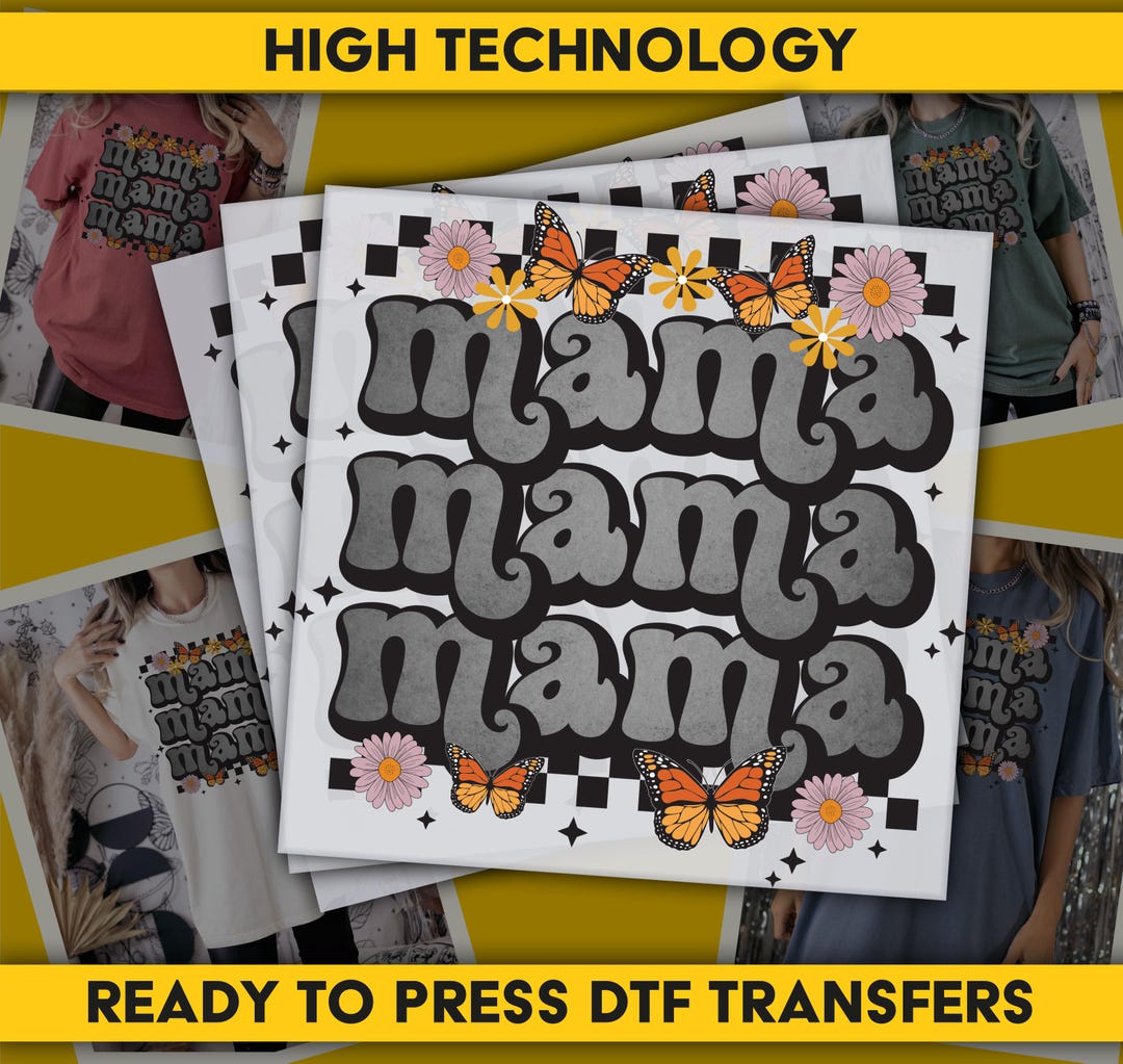 Mama Ready to Press DTF Transfers, Mothers Day DTF Print, Best Mom ...