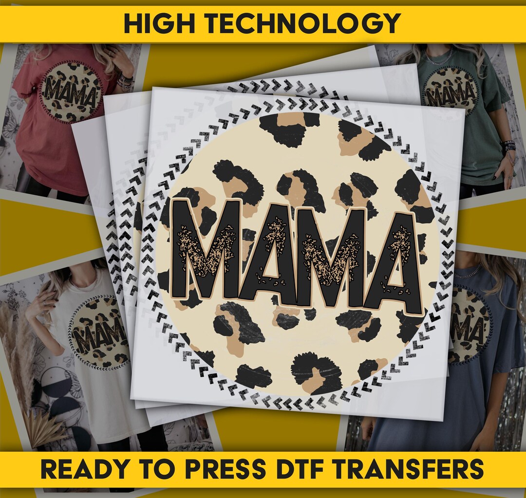 MAMA Ready to Press DTF Transfers, Mothers Day DTF Print, Best Mom ...