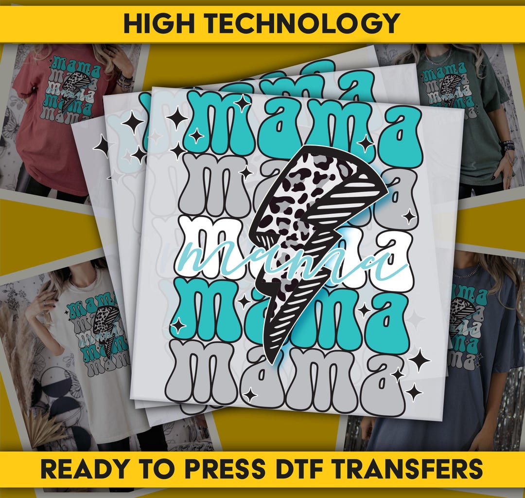 Mama Ready to Press DTF Transfers, Mothers Day DTF Print, Best Mom ...