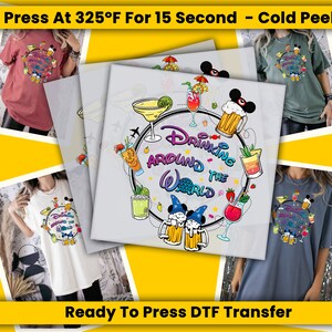 Disney Ready To Press DTF Transfers, DTF Prints, Transfers Ready For Press, Full Color Bulk Wholesale Dtf Print For T-Shirt Heat Transfer