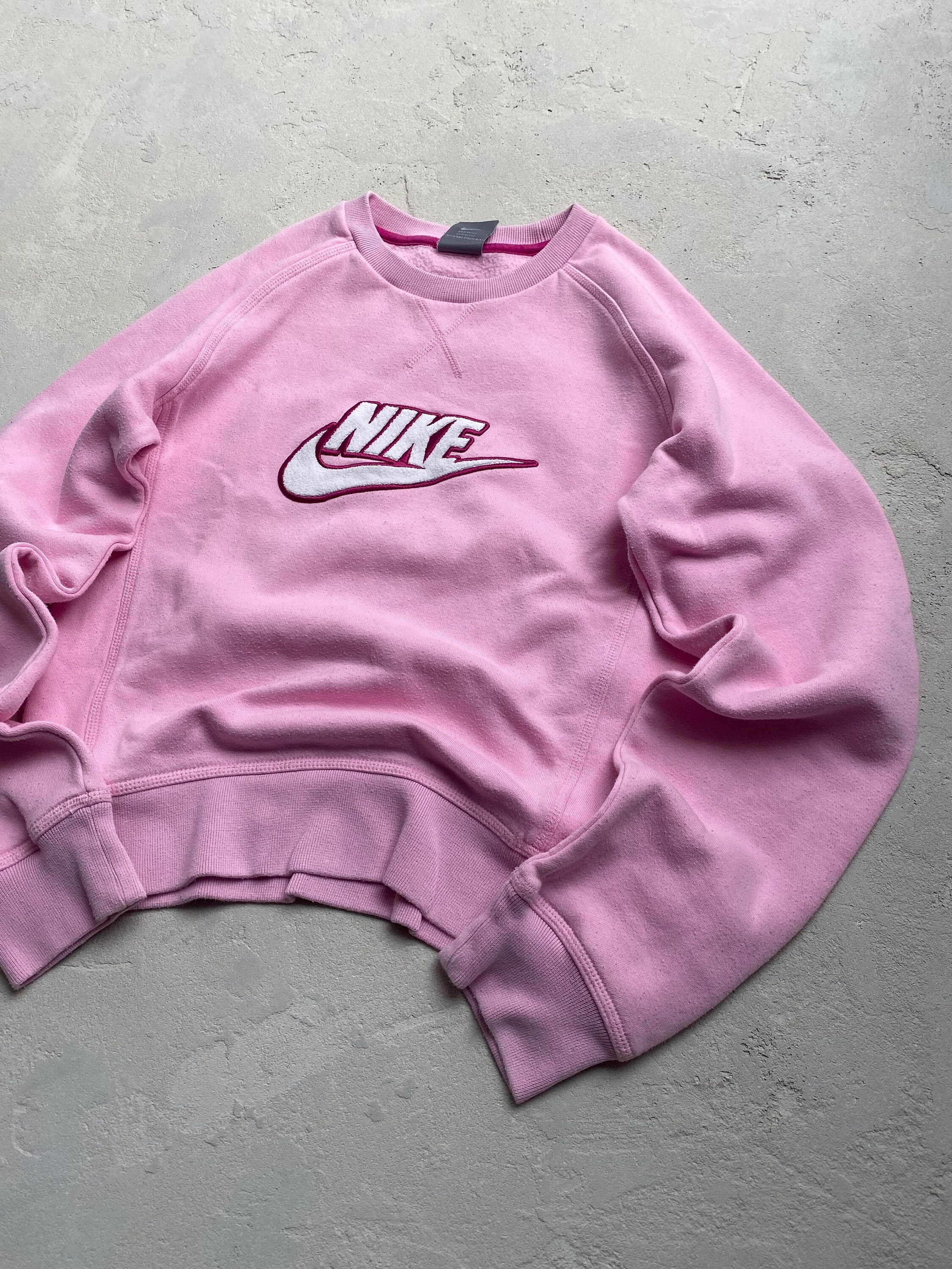 nike pink vintage hoodie