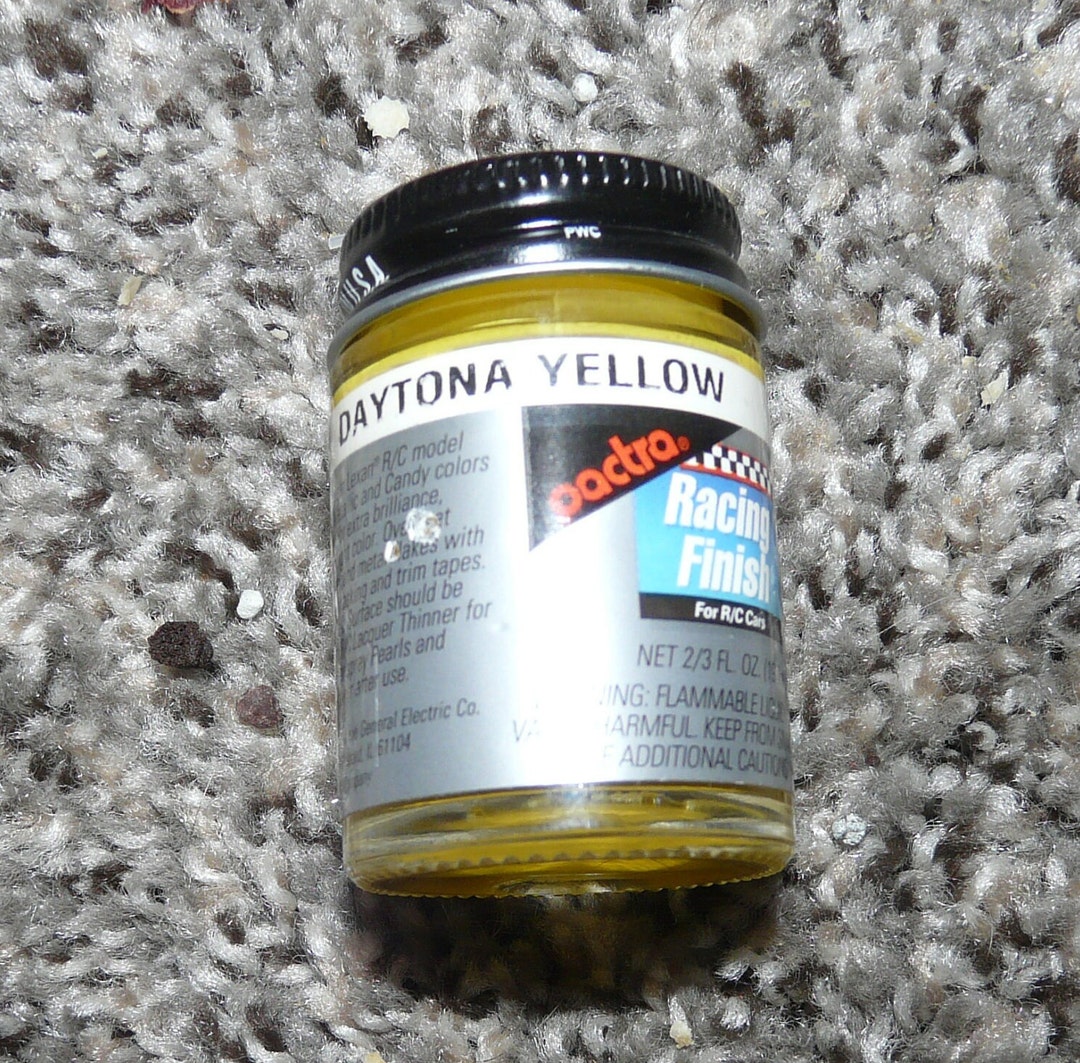Testors Pactra Racing Finish Paint Daytona Yellow Etsy