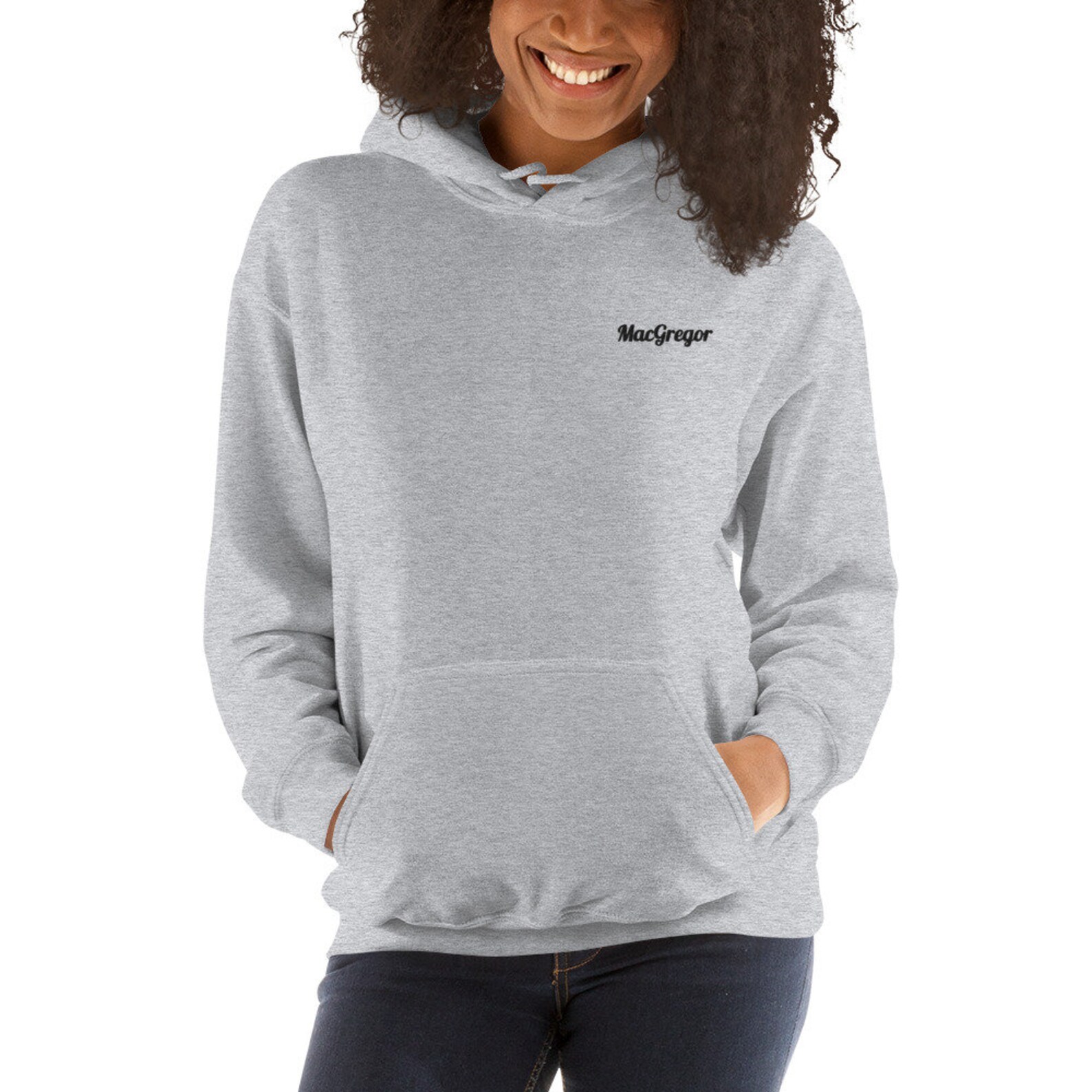 Grey macgregor hoodie Clearance